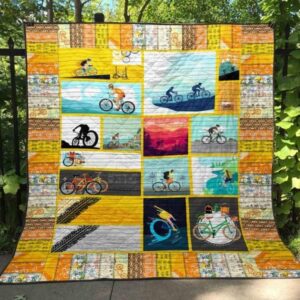 Cycling Passion Quilt Blanket Lk08  Quilt